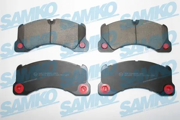 Комплект спирачно феродо, дискови спирачки SAMKO