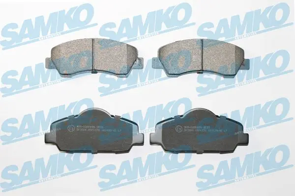 Комплект спирачно феродо, дискови спирачки SAMKO