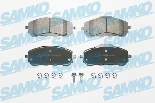 Комплект спирачно феродо, дискови спирачки SAMKO
