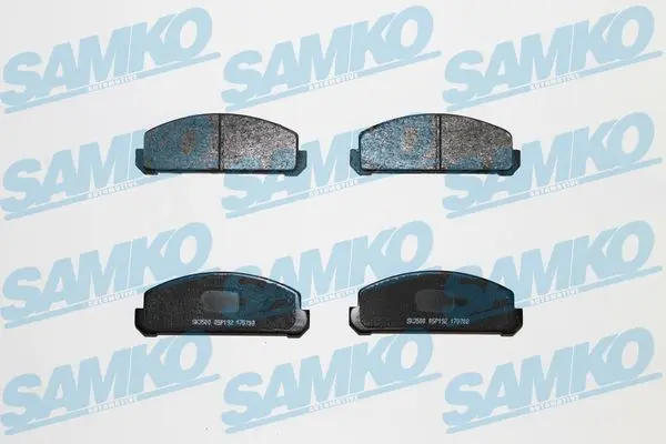 комплект спирачно феродо, дискови спирачки SAMKO               