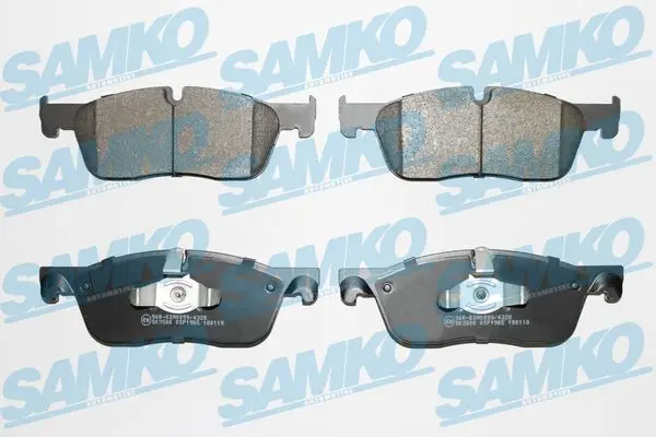 Комплект спирачно феродо, дискови спирачки SAMKO
