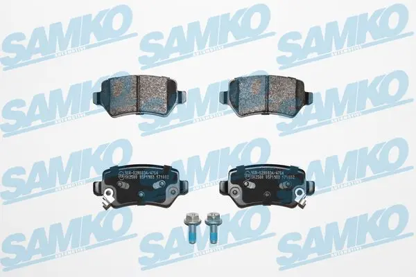 Комплект спирачно феродо, дискови спирачки SAMKO