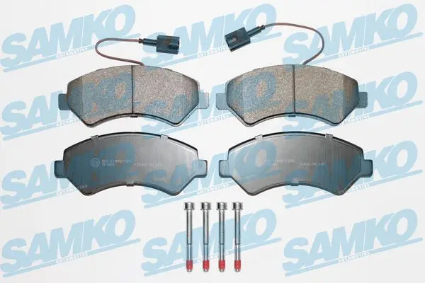 Комплект спирачно феродо, дискови спирачки SAMKO