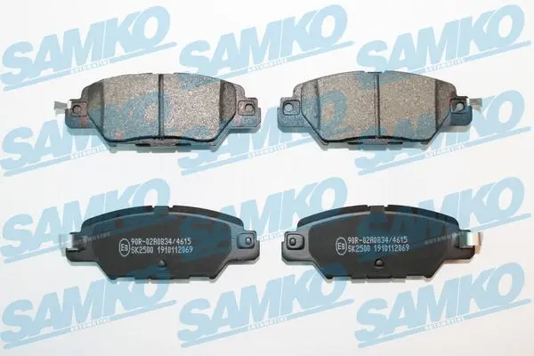 Комплект спирачно феродо, дискови спирачки SAMKO