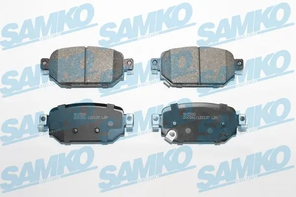 Комплект спирачно феродо, дискови спирачки SAMKO