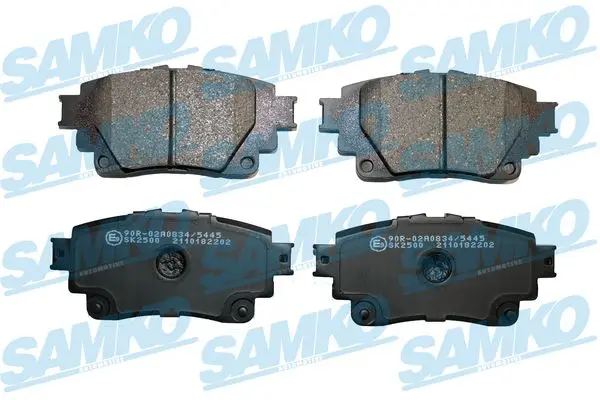 Комплект спирачно феродо, дискови спирачки SAMKO