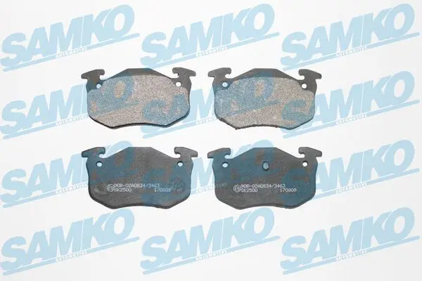 Комплект спирачно феродо, дискови спирачки SAMKO