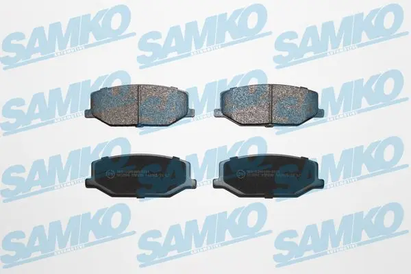 Комплект спирачно феродо, дискови спирачки SAMKO