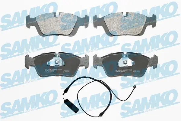 Комплект спирачно феродо, дискови спирачки SAMKO