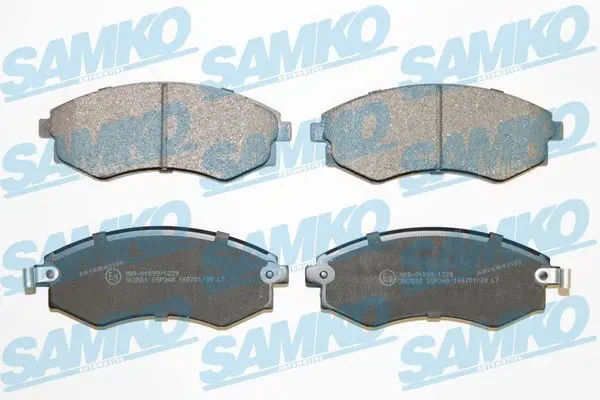 Комплект спирачно феродо, дискови спирачки SAMKO