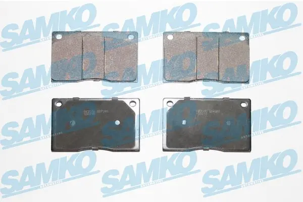 комплект спирачно феродо, дискови спирачки SAMKO               