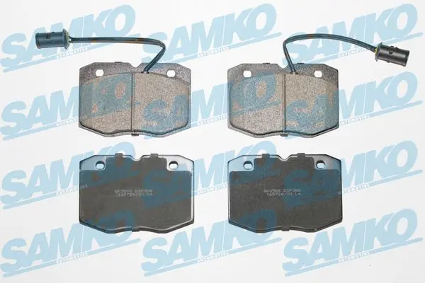 комплект спирачно феродо, дискови спирачки SAMKO               