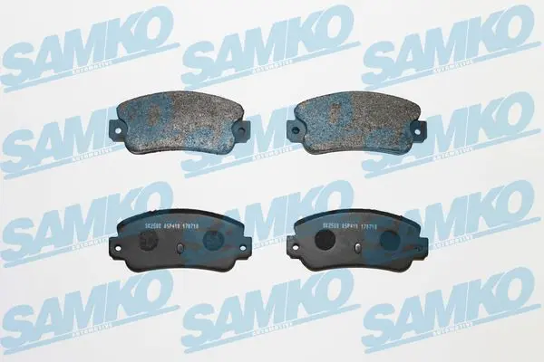 Комплект спирачно феродо, дискови спирачки SAMKO