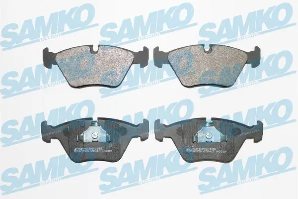Комплект спирачно феродо, дискови спирачки SAMKO
