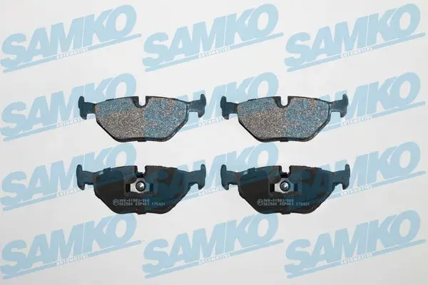 Комплект спирачно феродо, дискови спирачки SAMKO