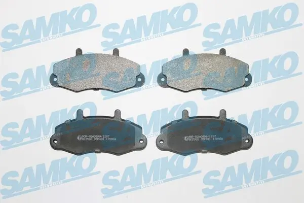 Комплект спирачно феродо, дискови спирачки SAMKO