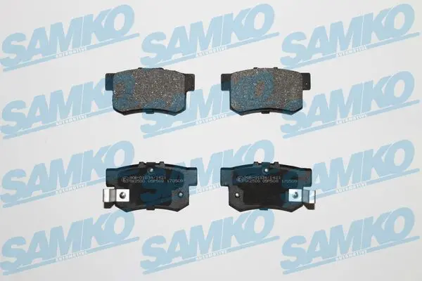 Комплект спирачно феродо, дискови спирачки SAMKO