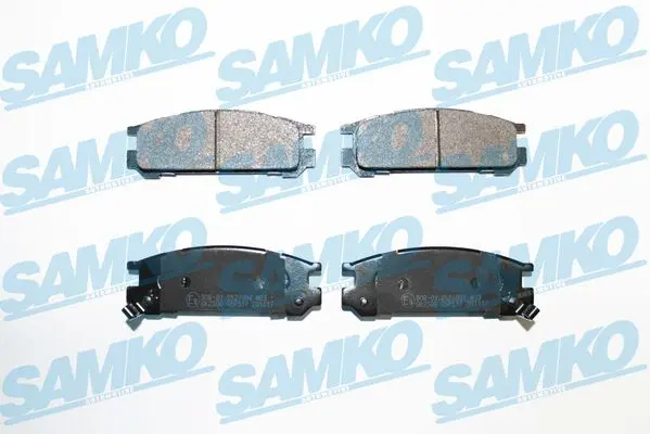 Комплект спирачно феродо, дискови спирачки SAMKO