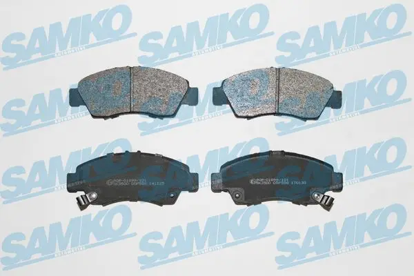 Комплект спирачно феродо, дискови спирачки SAMKO