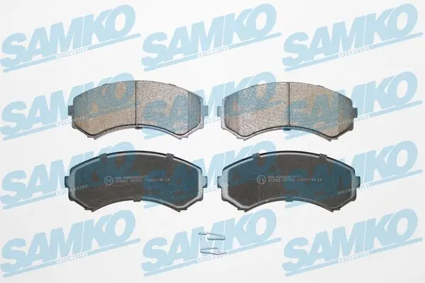 Комплект спирачно феродо, дискови спирачки SAMKO