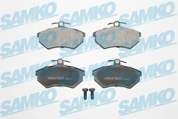 Комплект спирачно феродо, дискови спирачки SAMKO