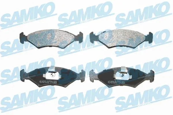 Комплект спирачно феродо, дискови спирачки SAMKO