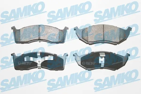 Комплект спирачно феродо, дискови спирачки SAMKO
