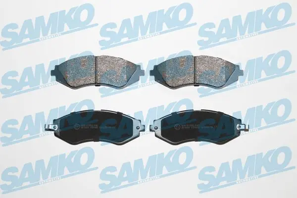 Комплект спирачно феродо, дискови спирачки SAMKO