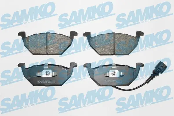 Комплект спирачно феродо, дискови спирачки SAMKO