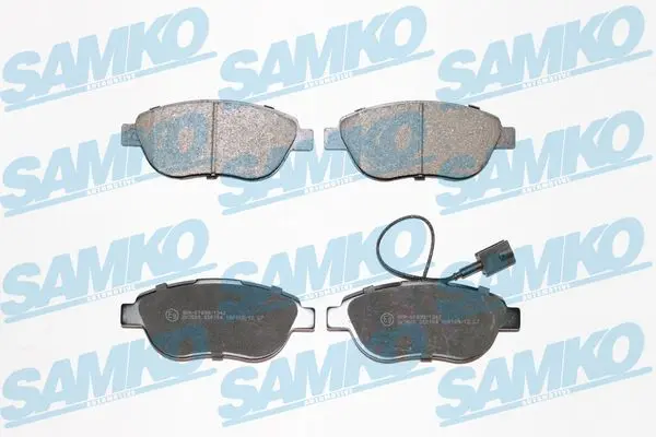 Комплект спирачно феродо, дискови спирачки SAMKO