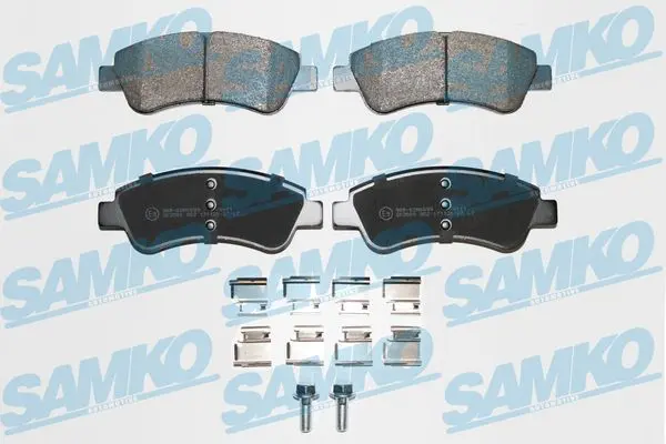 Комплект спирачно феродо, дискови спирачки SAMKO