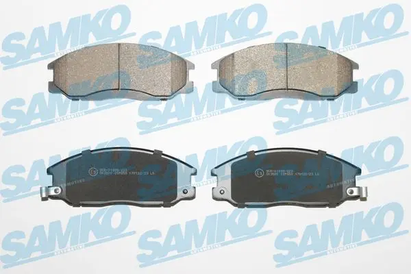 Комплект спирачно феродо, дискови спирачки SAMKO