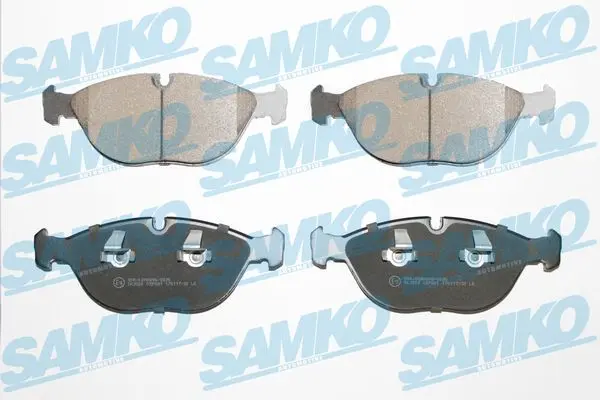 Комплект спирачно феродо, дискови спирачки SAMKO