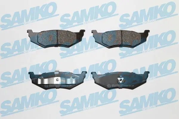 Комплект спирачно феродо, дискови спирачки SAMKO