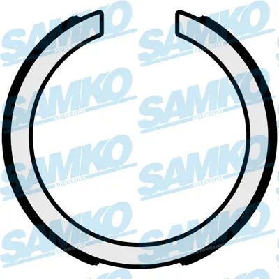 комплект спирачна челюст, ръчна спирачка SAMKO               