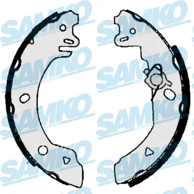 комплект спирачна челюст SAMKO               