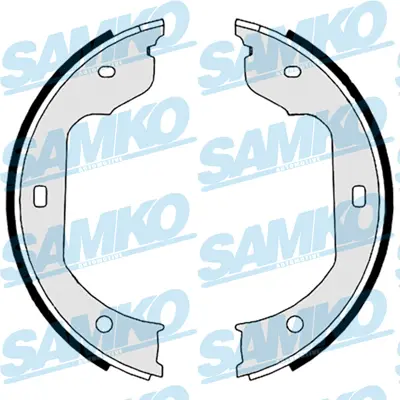 комплект спирачна челюст, ръчна спирачка SAMKO               