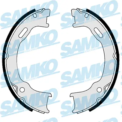 комплект спирачна челюст, ръчна спирачка SAMKO               