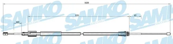 жило, ръчна спирачка SAMKO               