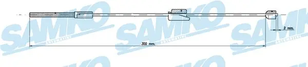 жило, ръчна спирачка SAMKO               