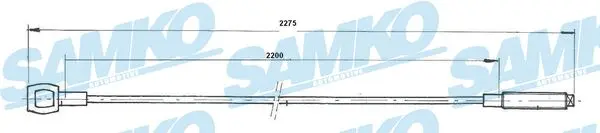 въжен механизъм, задействане на съединителя SAMKO               