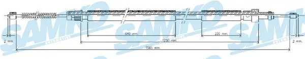 жило, ръчна спирачка SAMKO               