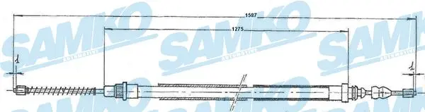 Жило, ръчна спирачка SAMKO