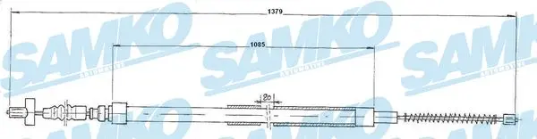 Жило, ръчна спирачка SAMKO