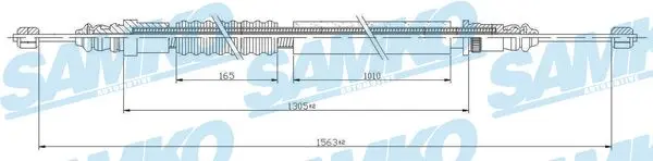 жило, ръчна спирачка SAMKO               