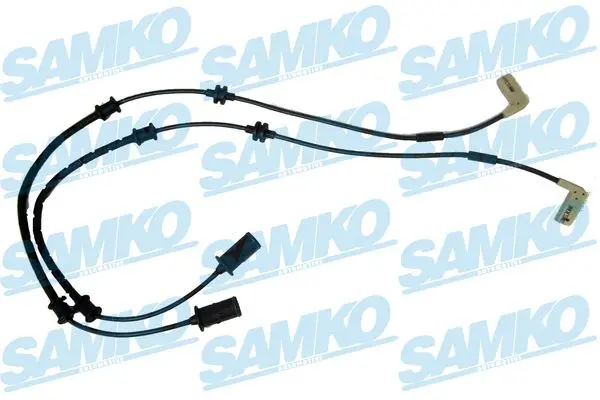 предупредителен контактен сензор, износване на накладките SAMKO               