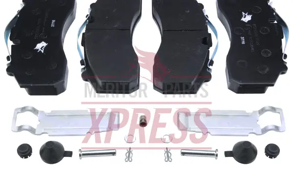 комплект спирачно феродо, дискови спирачки MERITOR             