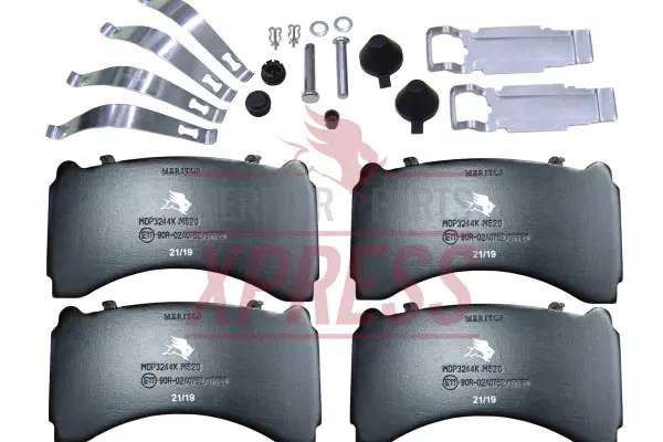 комплект спирачно феродо, дискови спирачки MERITOR             