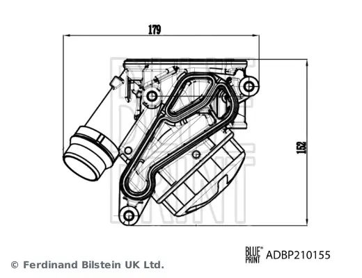 корпус, маслен филтър BLUE PRINT          