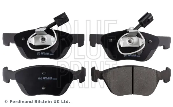 комплект спирачно феродо, дискови спирачки BLUE PRINT          